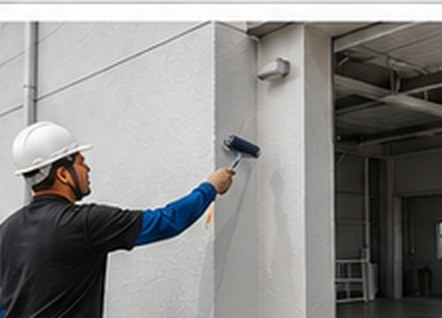 Mantenimiento de muros en instalación industrial